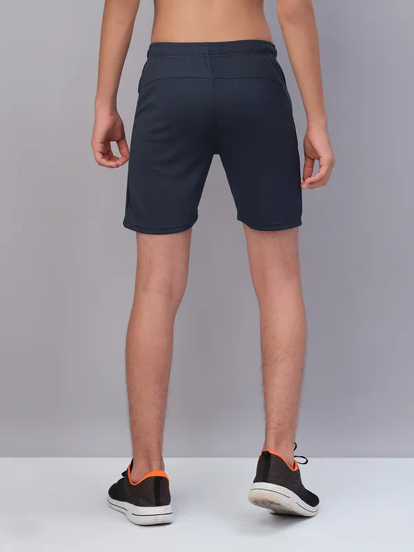 Boys Solid Slim Fit Shorts with TECHNO GUARD - Image 11
