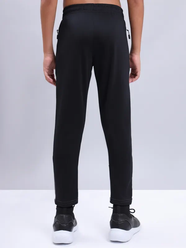 Boys Colorblock Slim Fit Trackpants with TECHNO GUARD - Image 3
