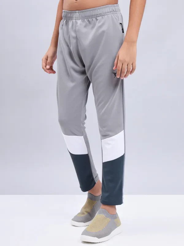 Boys Colorblock Slim Fit Trackpants with TECHNO GUARD - Image 6