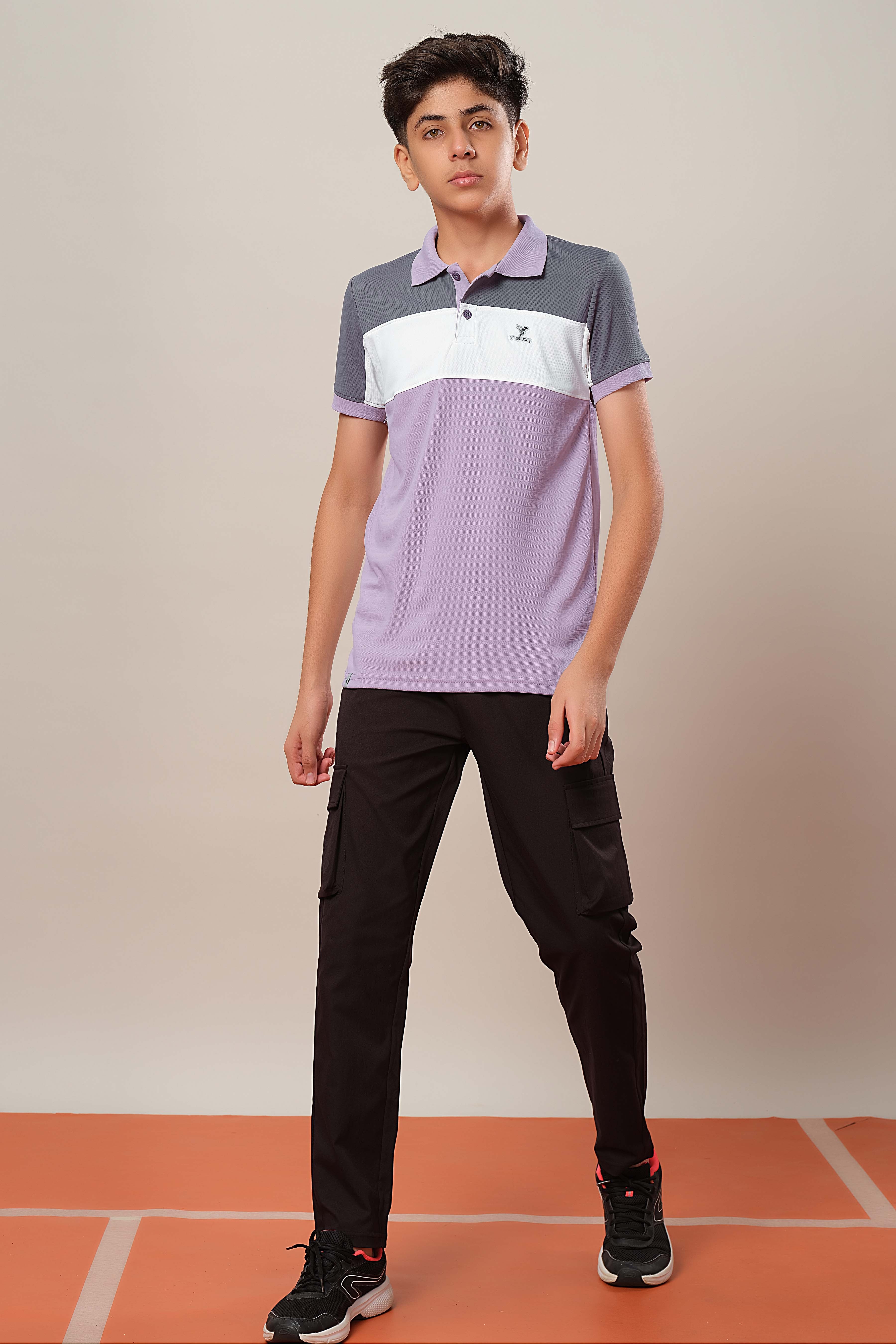 Boys Colorblock Slim Fit Polo Sports T-shirt with TECHNOCOOL+ - Image 4