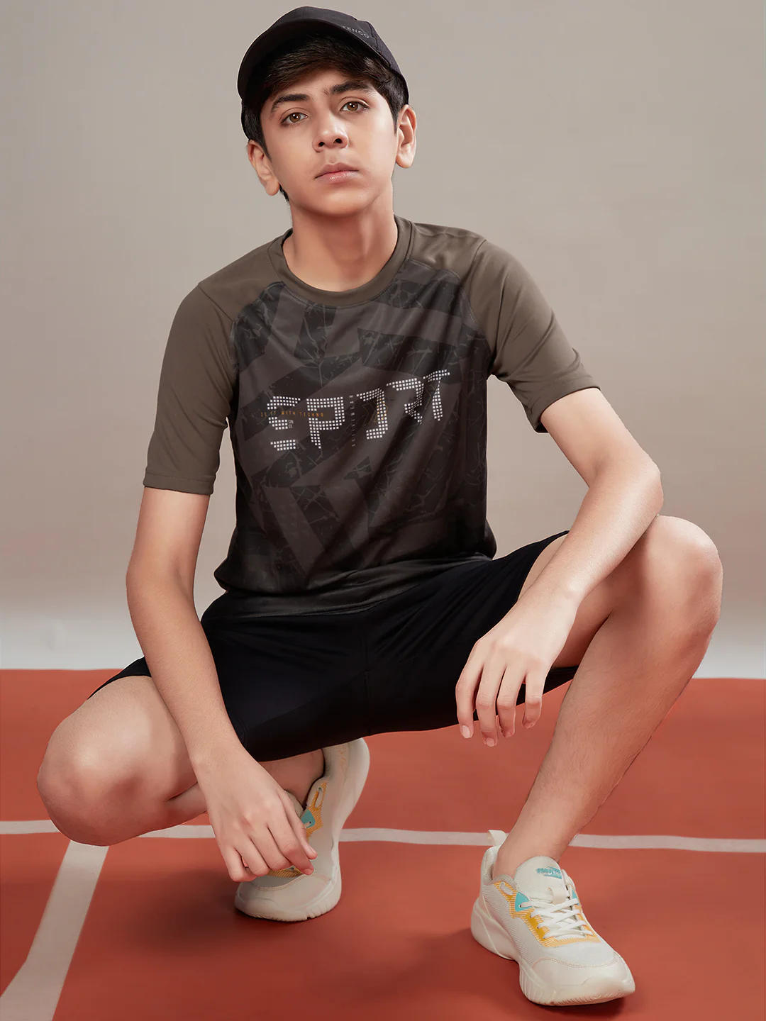 Boys Printed Slim Fit Crew Neck T-shirt with TECHNOLITE - Image 2