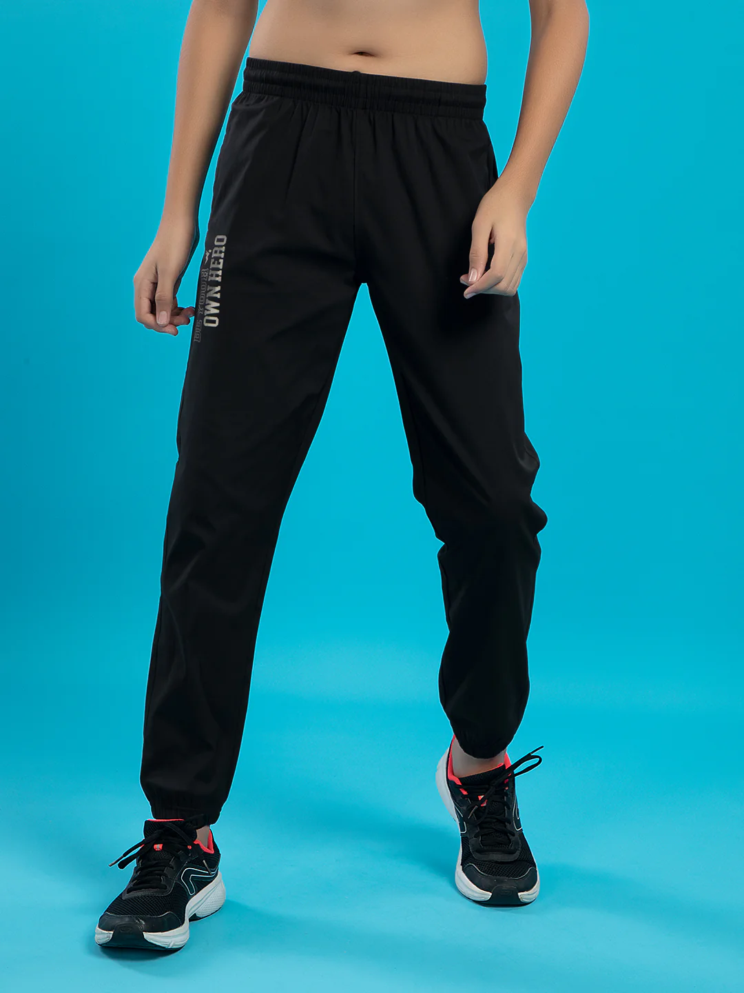 Boys Printed Slim Fit Joggers with TECHNO GUARD - Image 2