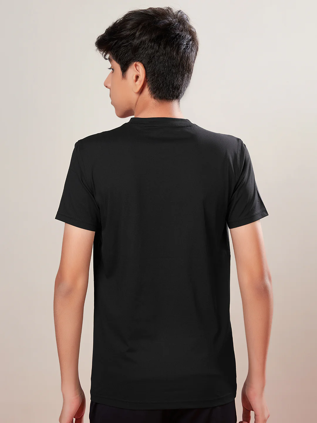 Boys Printed Slim Fit Round Neck Sports T-shirt with COTFLEX - Image 2