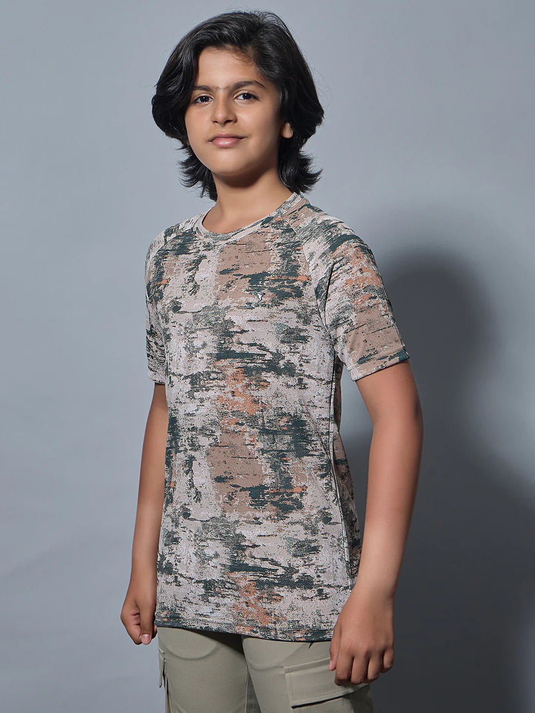 Boys Printed Slim Fit Round Neck Sports T-shirt with TECHNOCOOL+ - Image 4