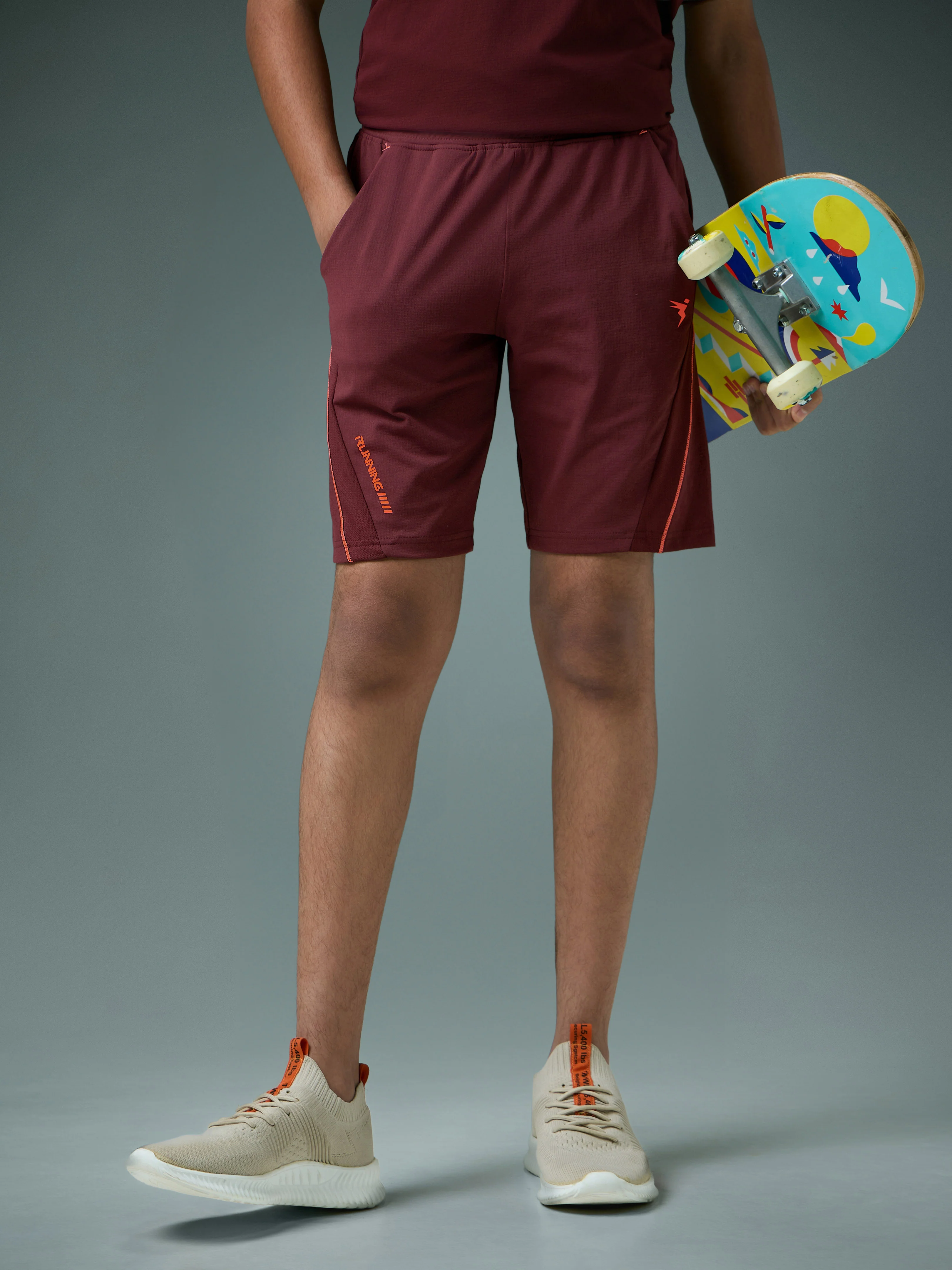 Boys Slim Fit Sports Shorts with COTFLEX - Image 2