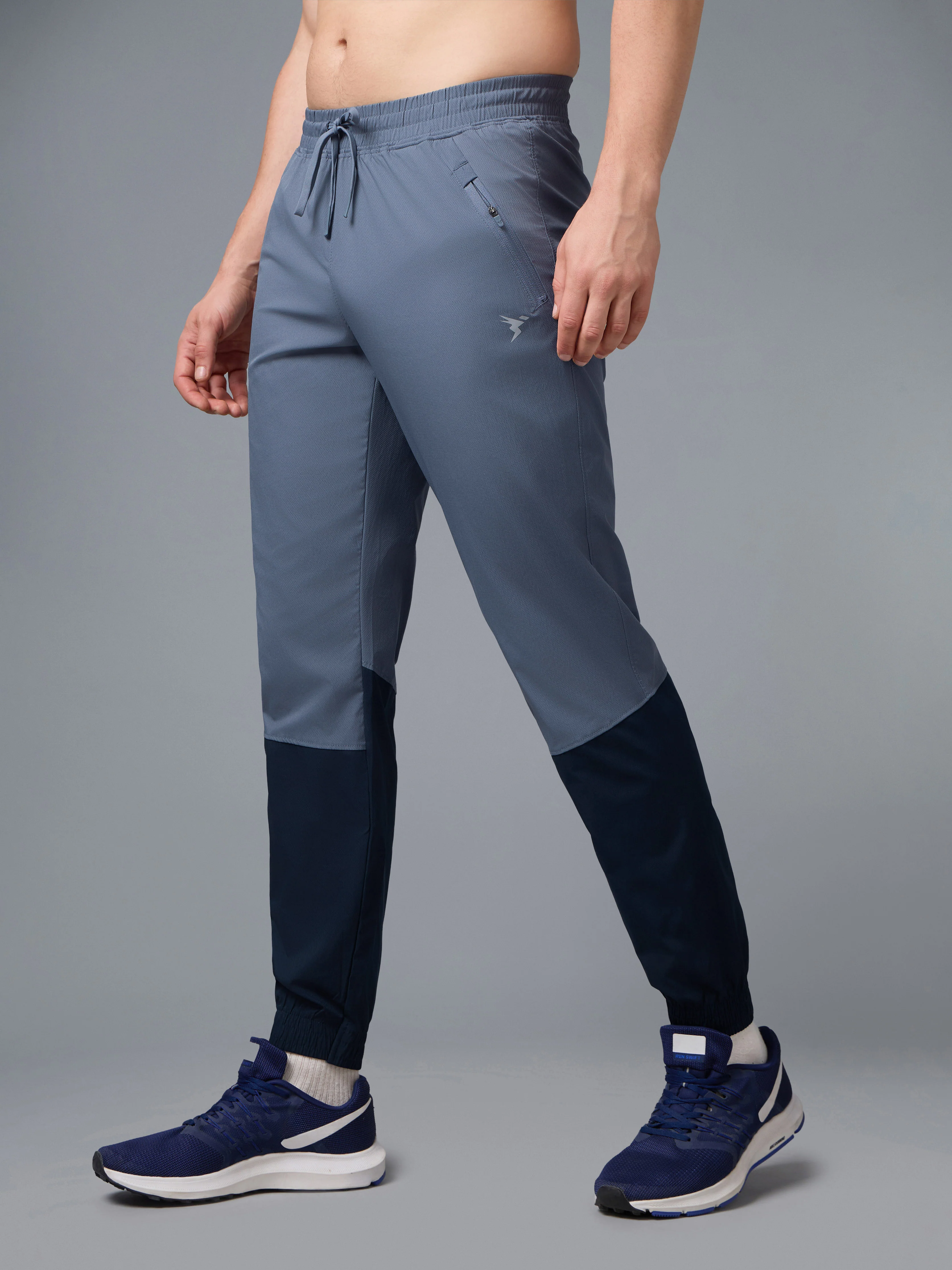 Men Colorblock Slim Fit Joggers with TECHNOLITE STRETCH - Image 5