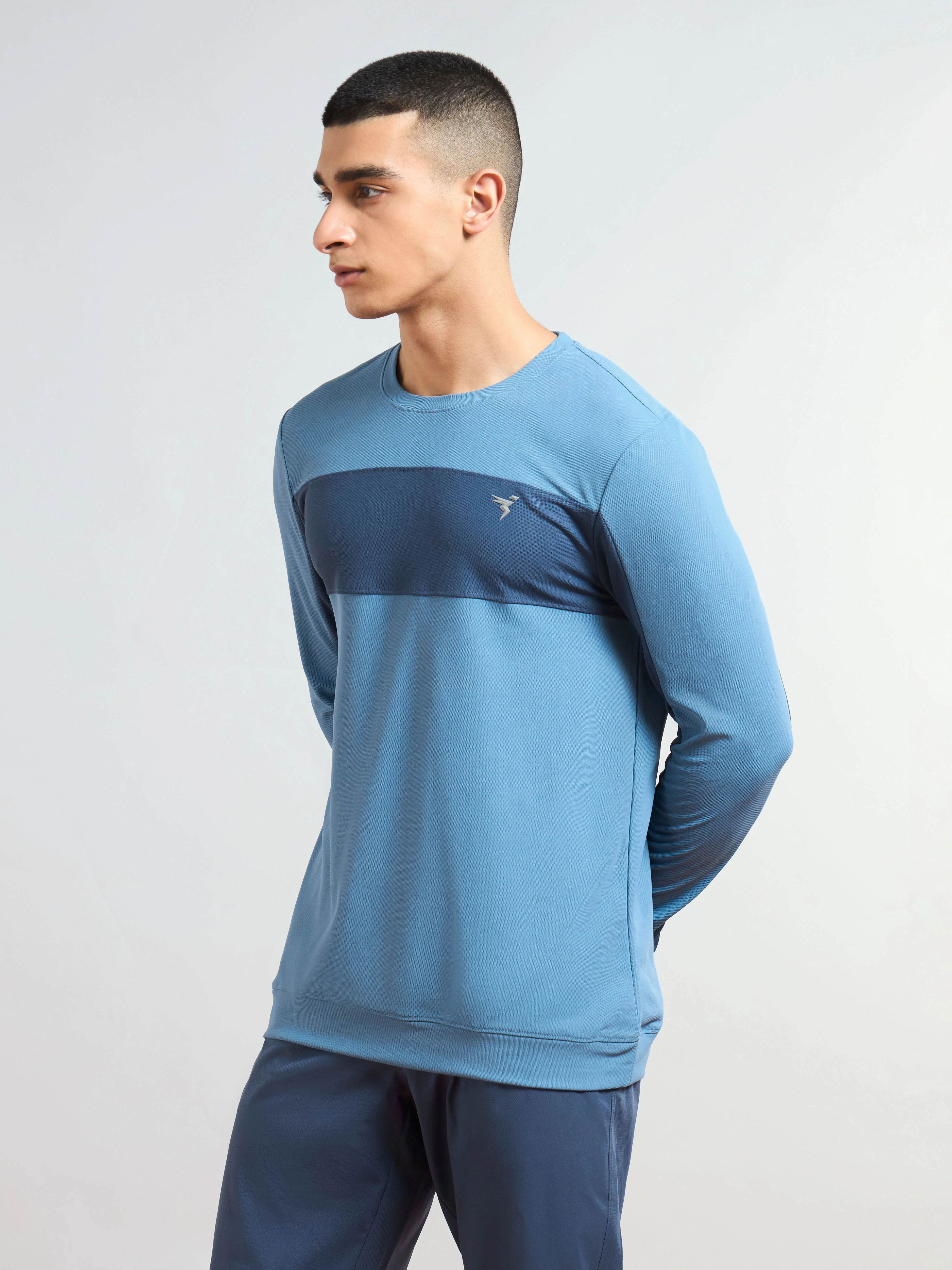 Men Colorblock Slim Fit T-shirt with MATPIQ - Image 3