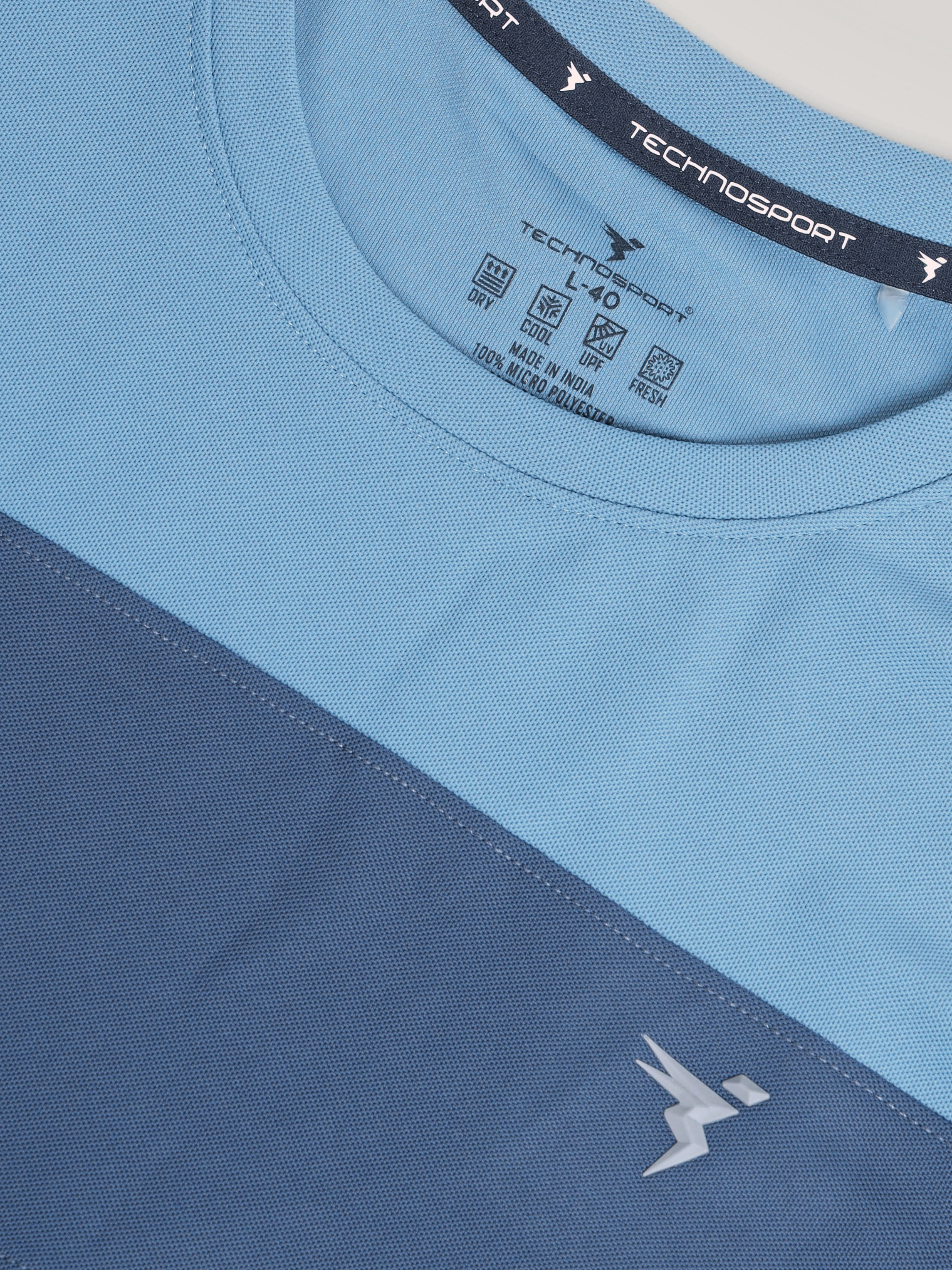 Men Colorblock Slim Fit T-shirt with MATPIQ - Image 5