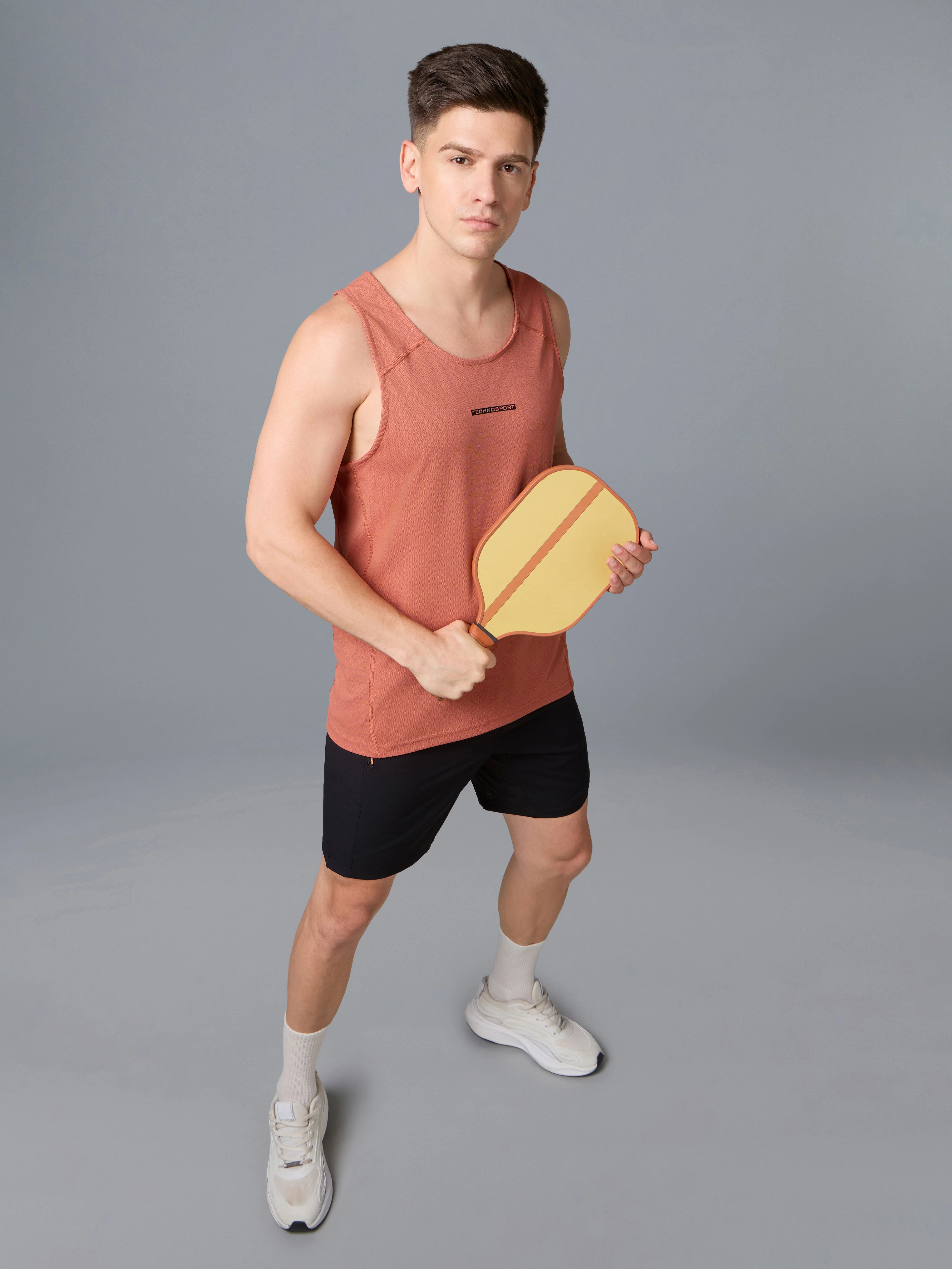 Men Jacquard Slim Fit Crew Neck Innerwear Vest with ELASTO LITE - Image 6