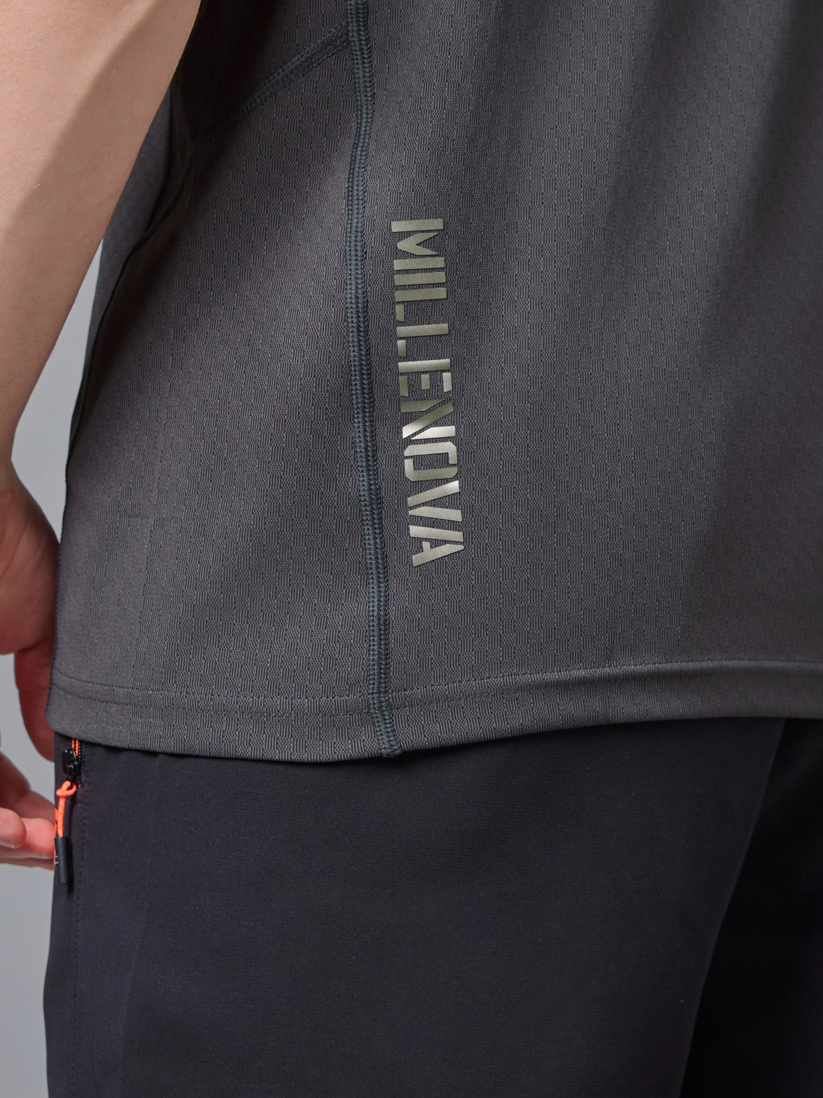 Men Jacquard Slim Fit Crew Neck Innerwear Vest with ELASTO LITE - Image 6