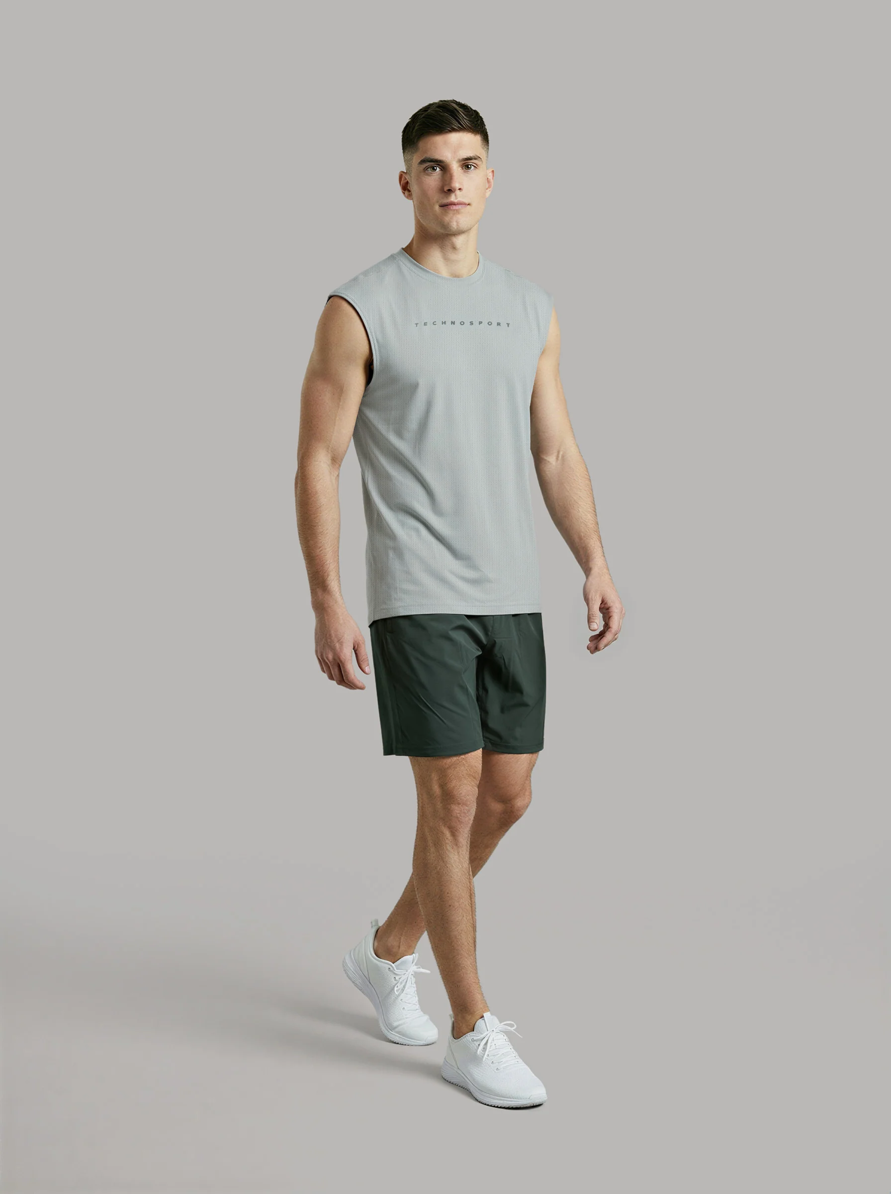 Men Jacquard Slim Fit Crew Neck Innerwear Vest with VENTMESH - Image 6