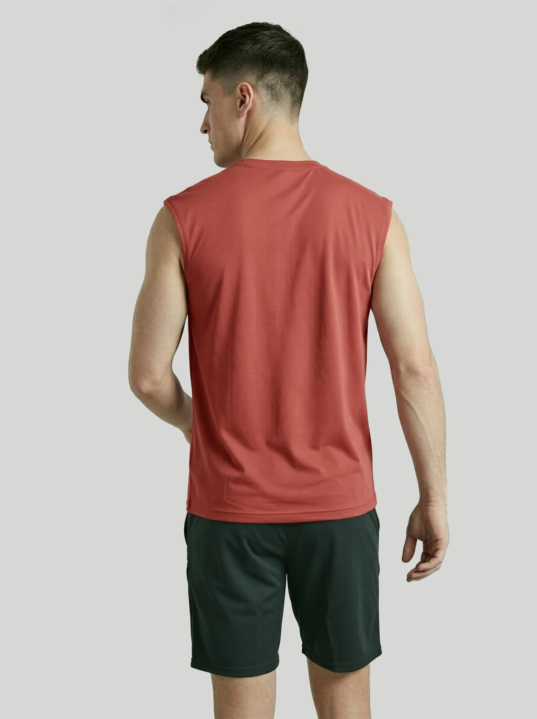 Men Jacquard Slim Fit Crew Neck Innerwear Vest with VENTMESH - Image 3