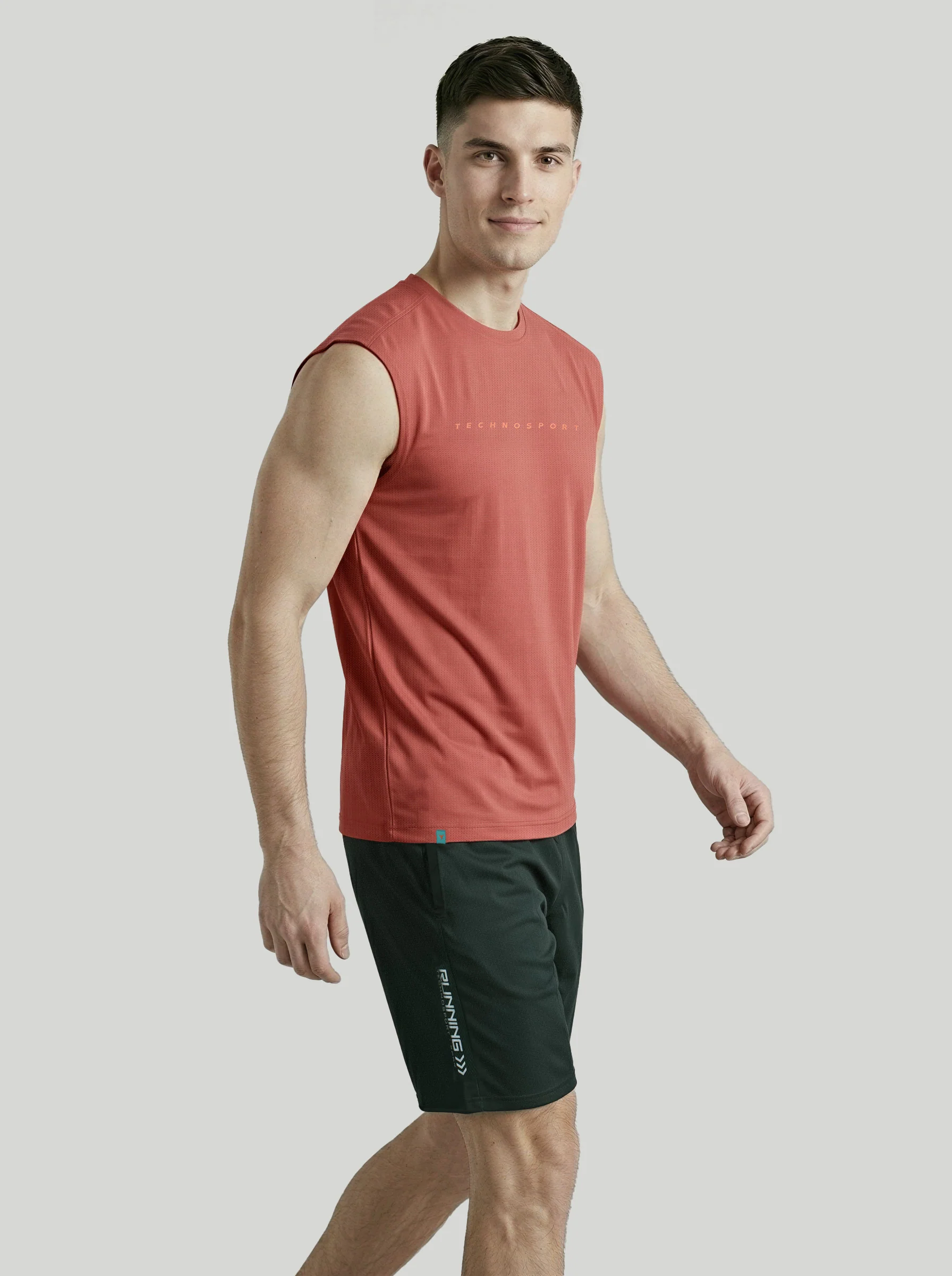 Men Jacquard Slim Fit Crew Neck Innerwear Vest with VENTMESH - Image 5