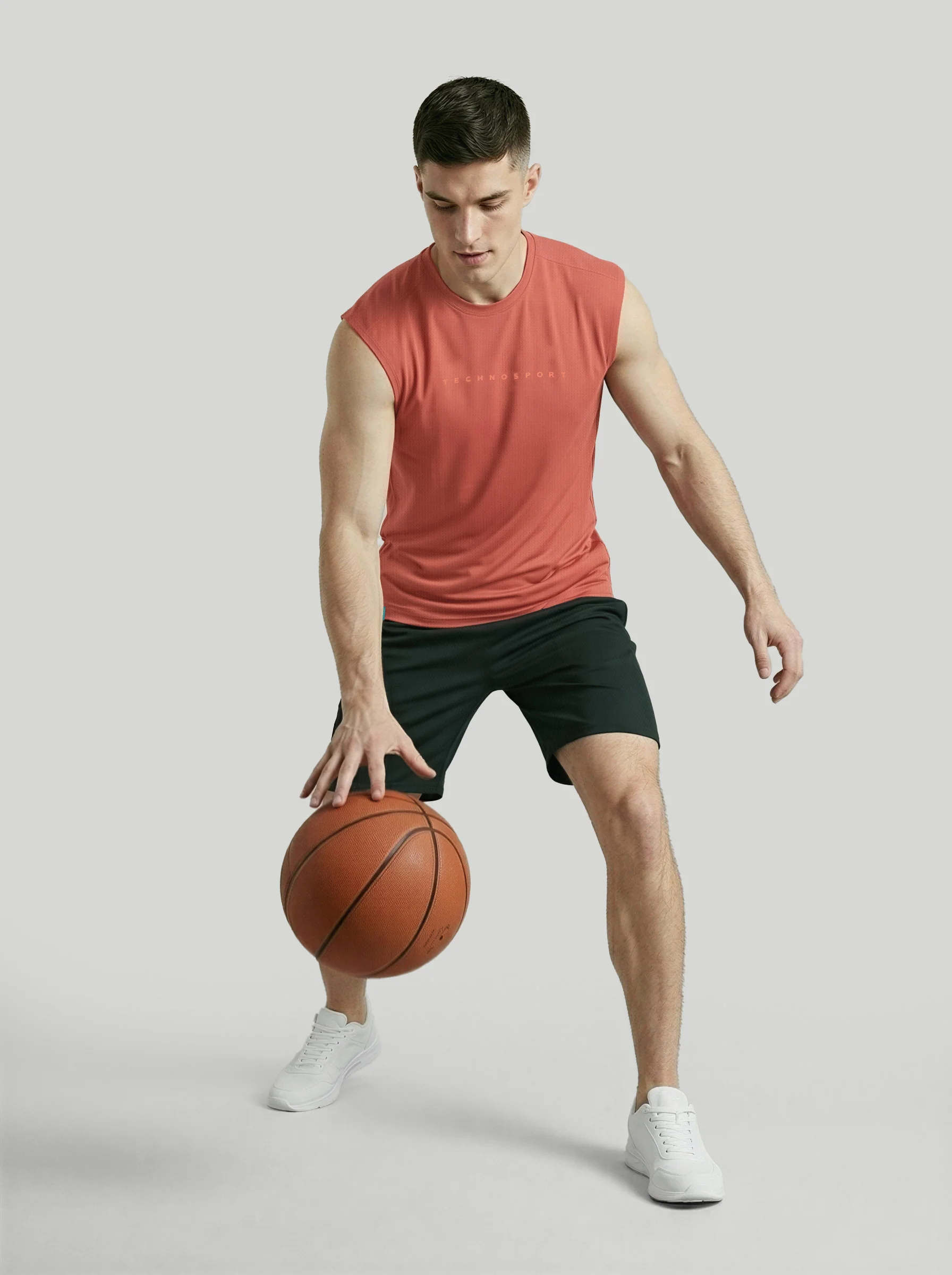 Men Jacquard Slim Fit Crew Neck Innerwear Vest with VENTMESH - Image 6