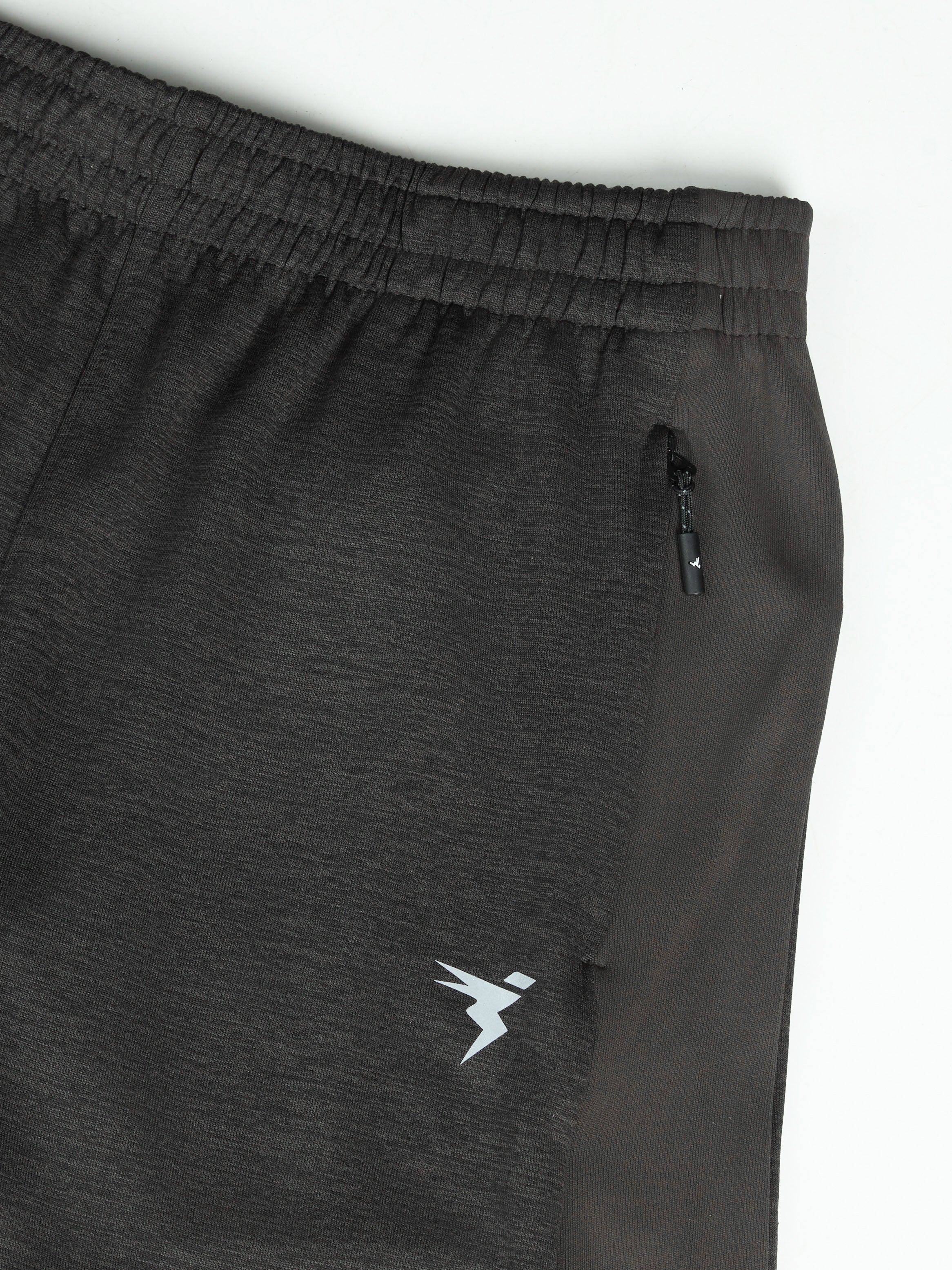Men Melange Slim Fit Trackpants with TECHNO DRY - Image 7