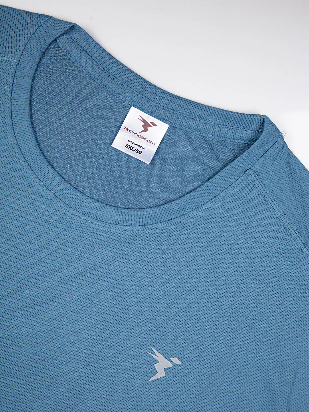 Men Plus Size Solid Active T-shirt with TECHNO COOL+ - Image 6