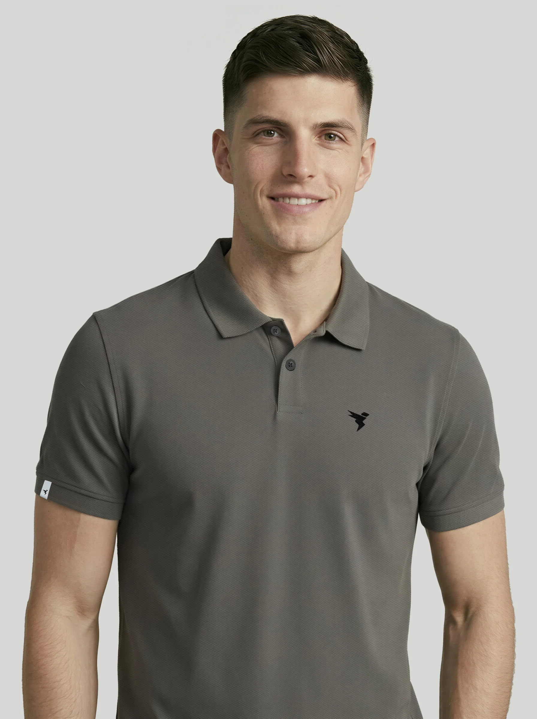 Men Plus Size Solid Polo T-shirt with MATPIQ - Image 4