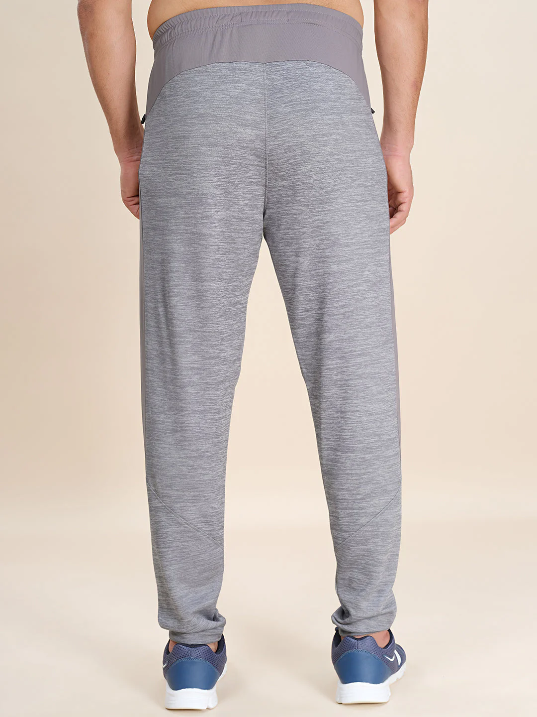 Men Plus Size Solid Slim Fit Active Trackpants - Image 2
