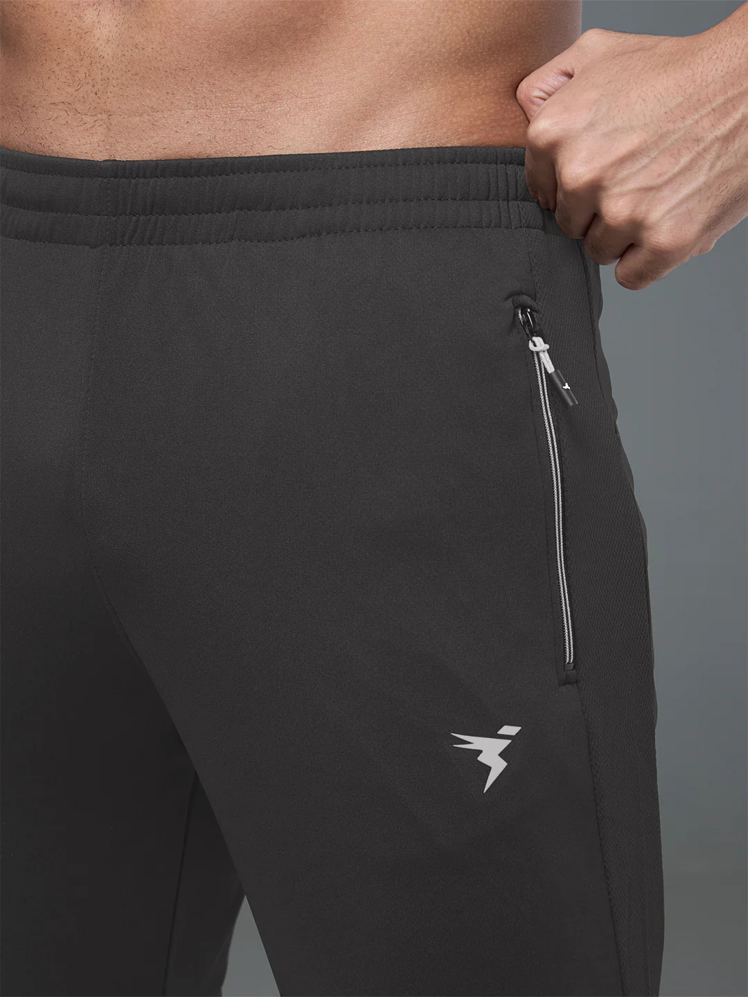 Men Plus Size Solid Slim Fit Trackpants with TECHNO DRY - Image 4