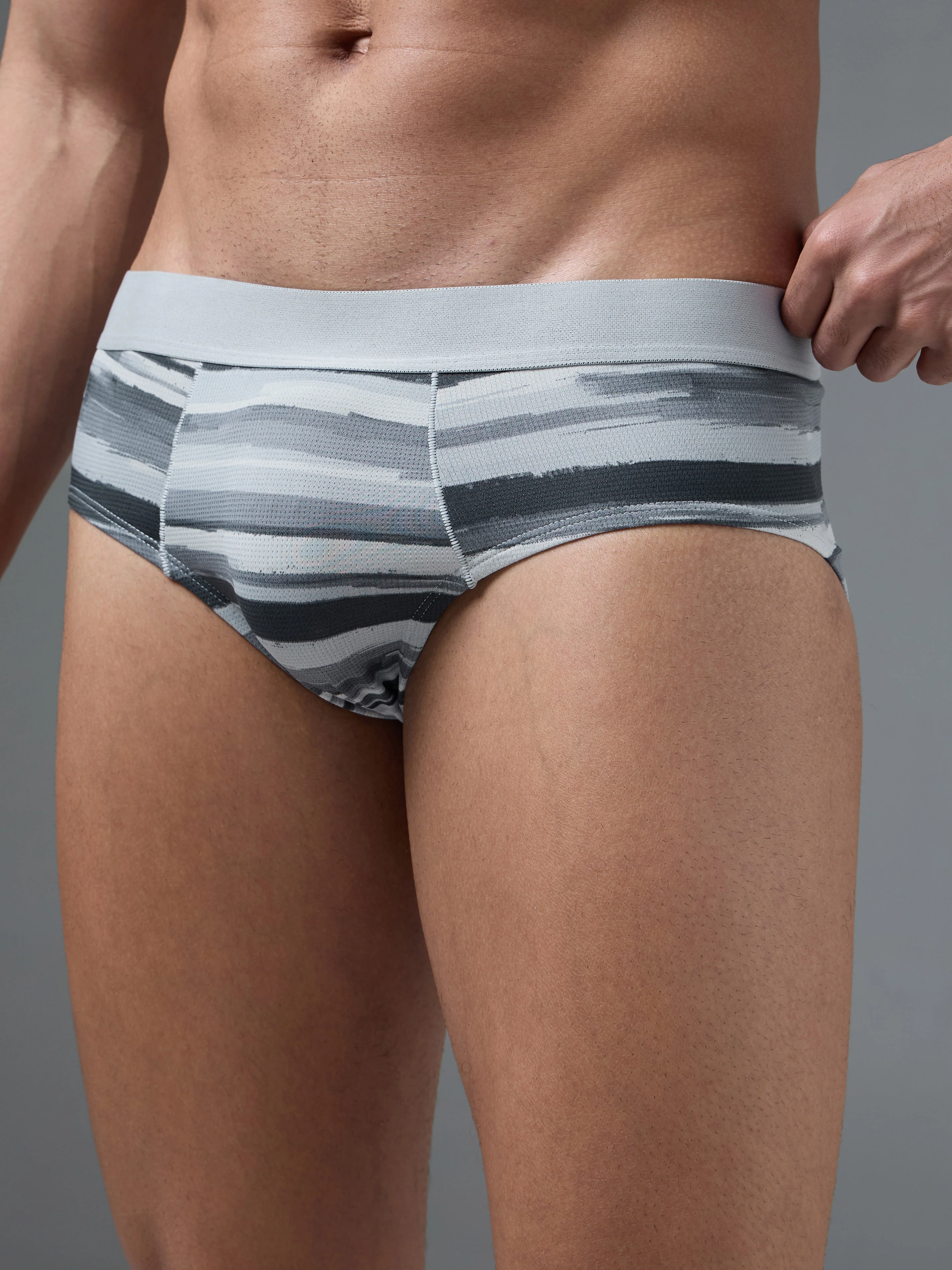 Men Printed Briefs with ELASTO LITE - Image 6