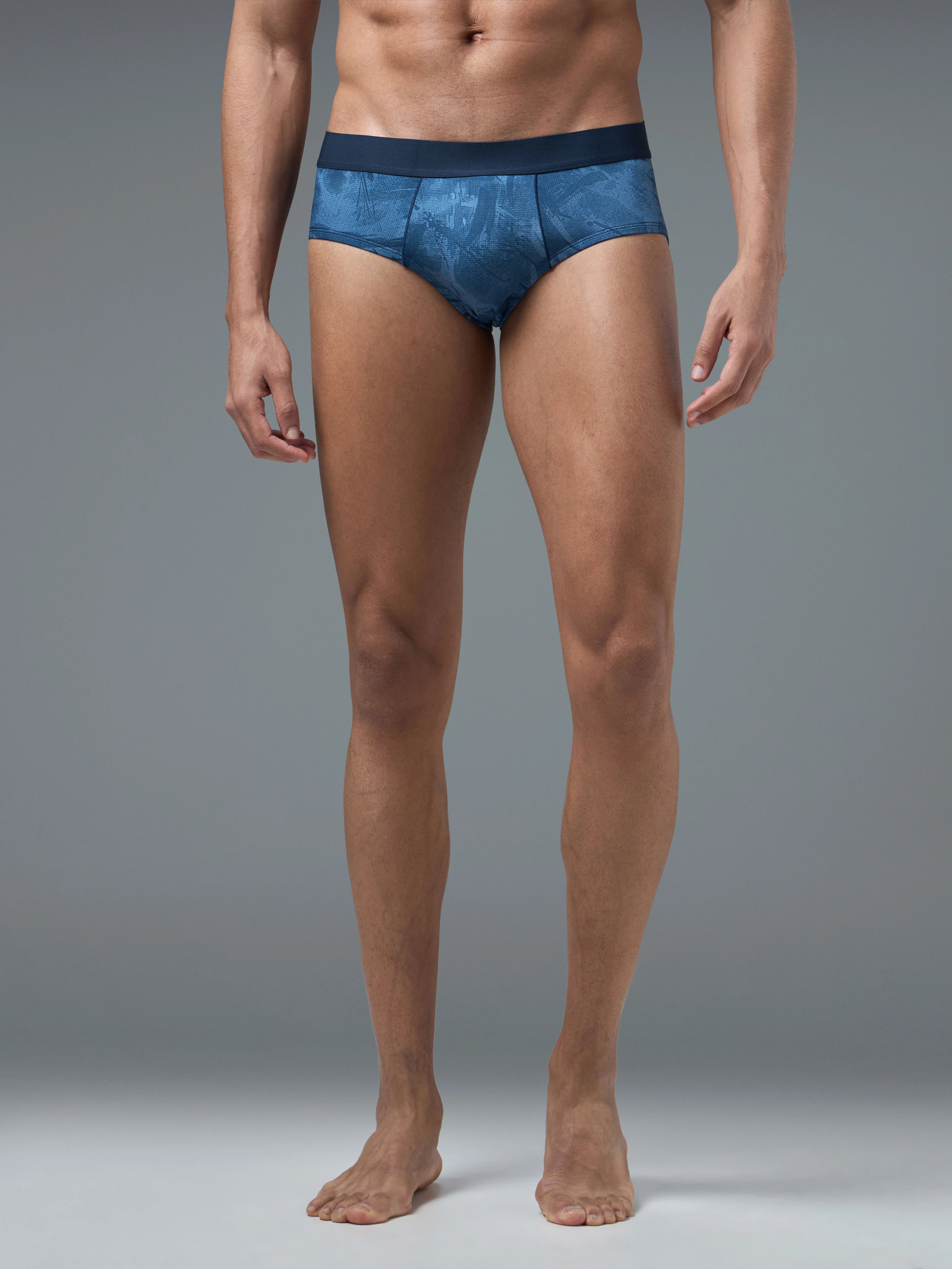 Men Printed Briefs with ELASTO LITE - Image 2