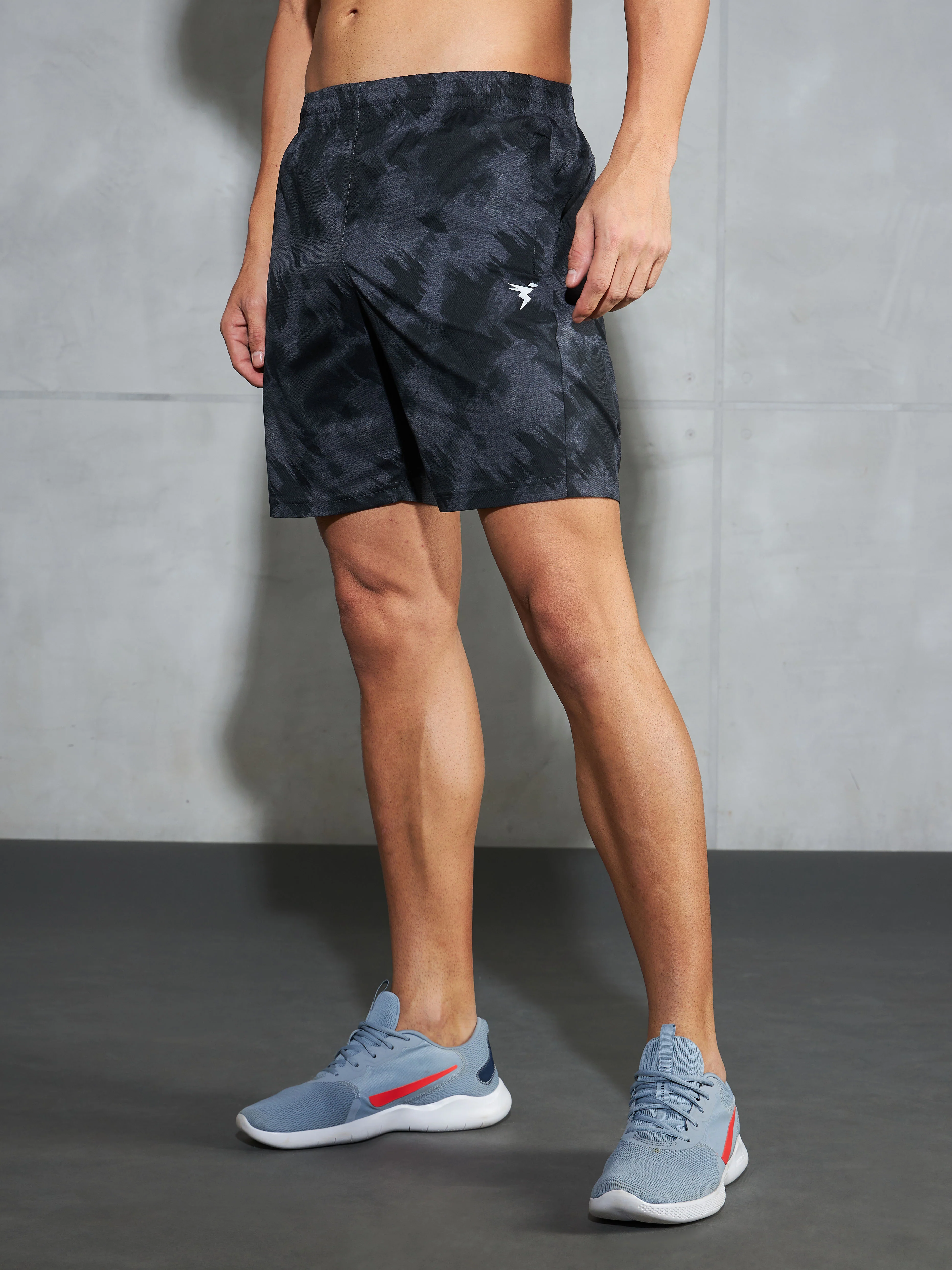 Men Printed Regular Fit Shorts with TS LYTRA - Image 4
