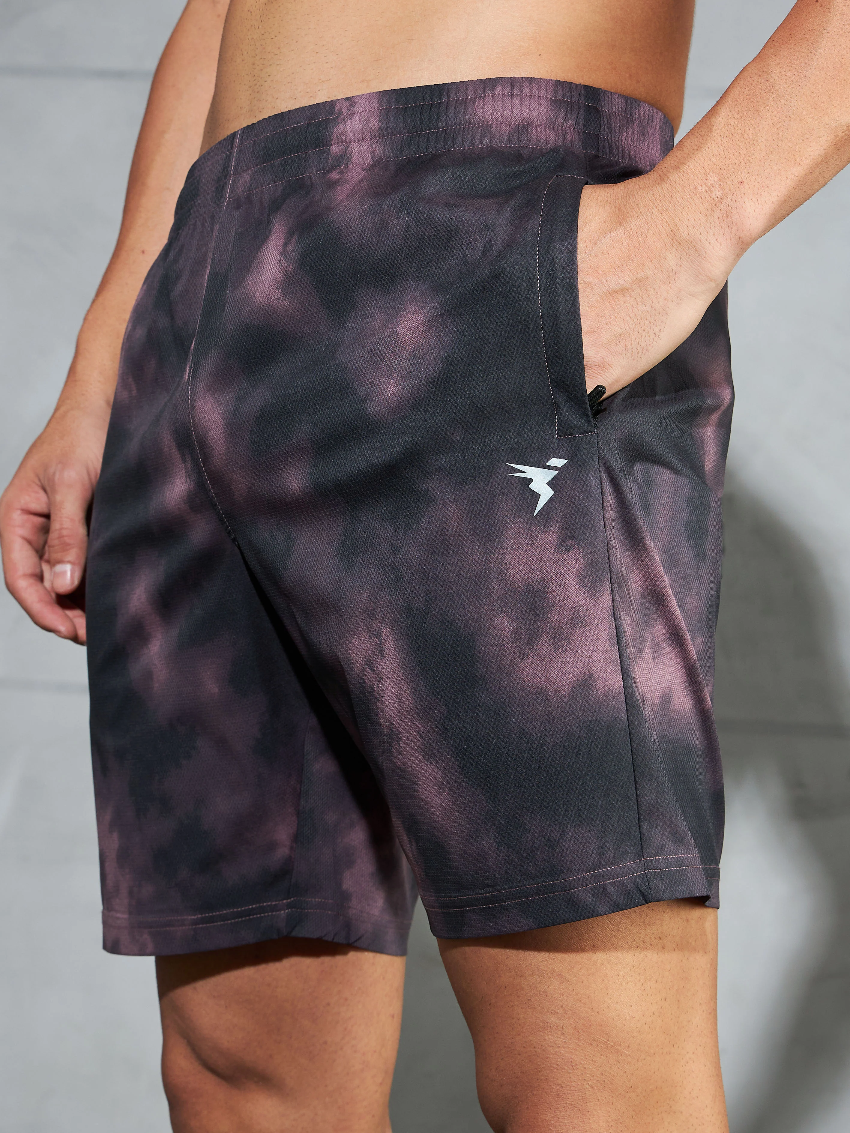 Men Printed Regular Fit Shorts with TS LYTRA - Image 6