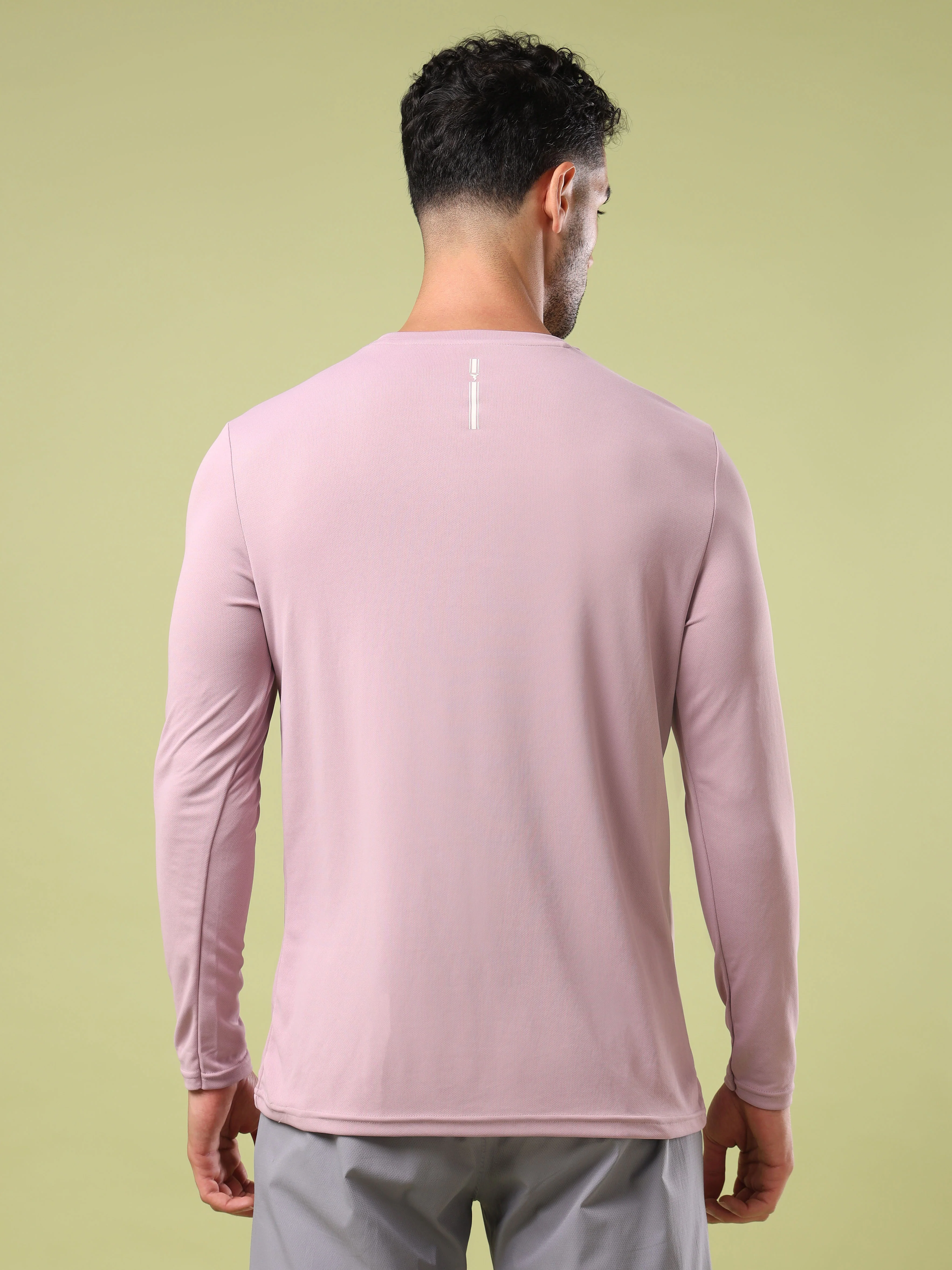 Men Printed Slim Fit Round Neck Sports T-shirt with TECHNO COOL+ - Image 2