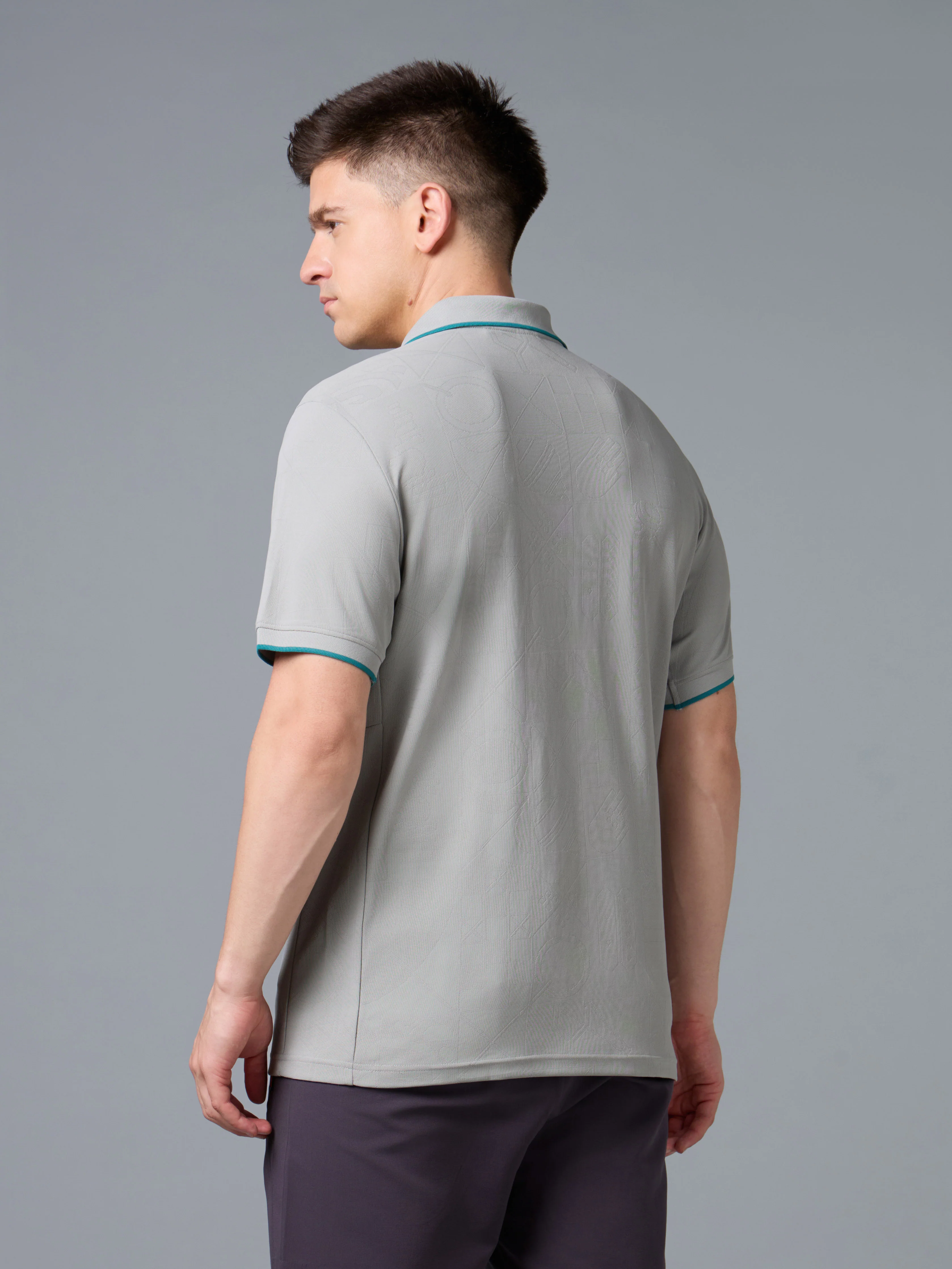 Men Regular Fit Gym T-Shirt with MATPIQ - Image 3