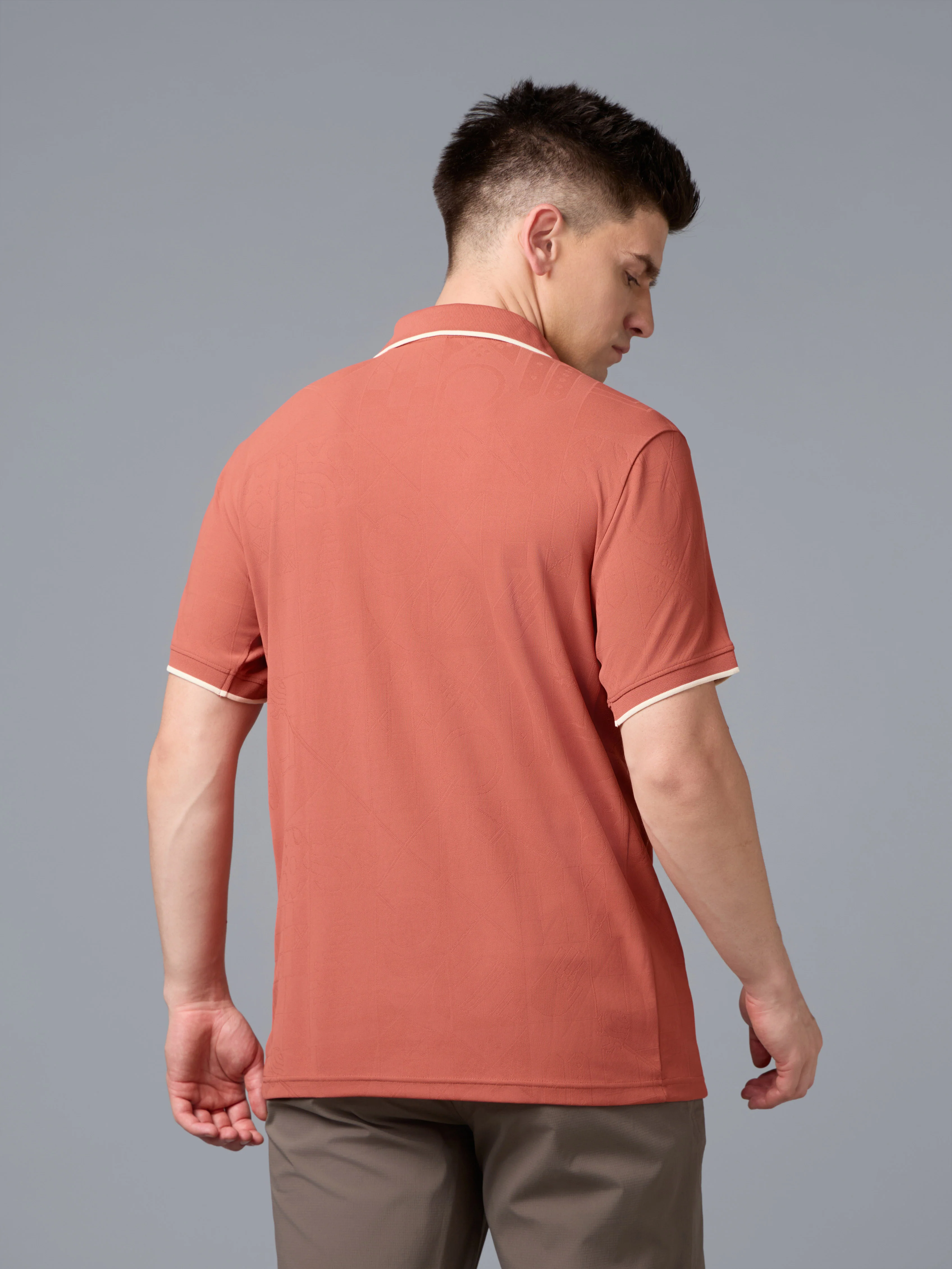 Men Regular Fit Gym T-Shirt with MATPIQ - Image 3
