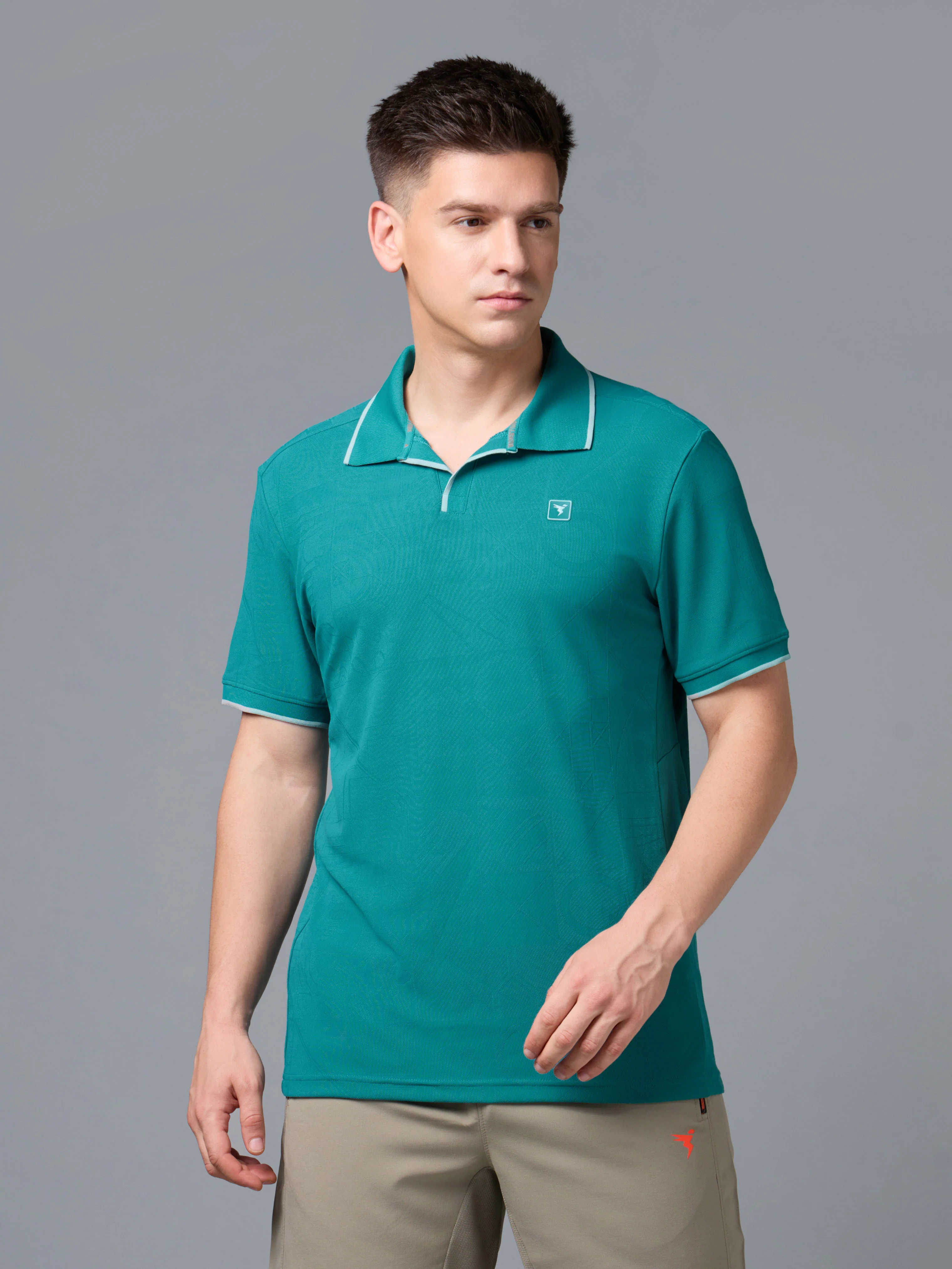 Men Regular Fit Gym T-Shirt with MATPIQ - Image 2