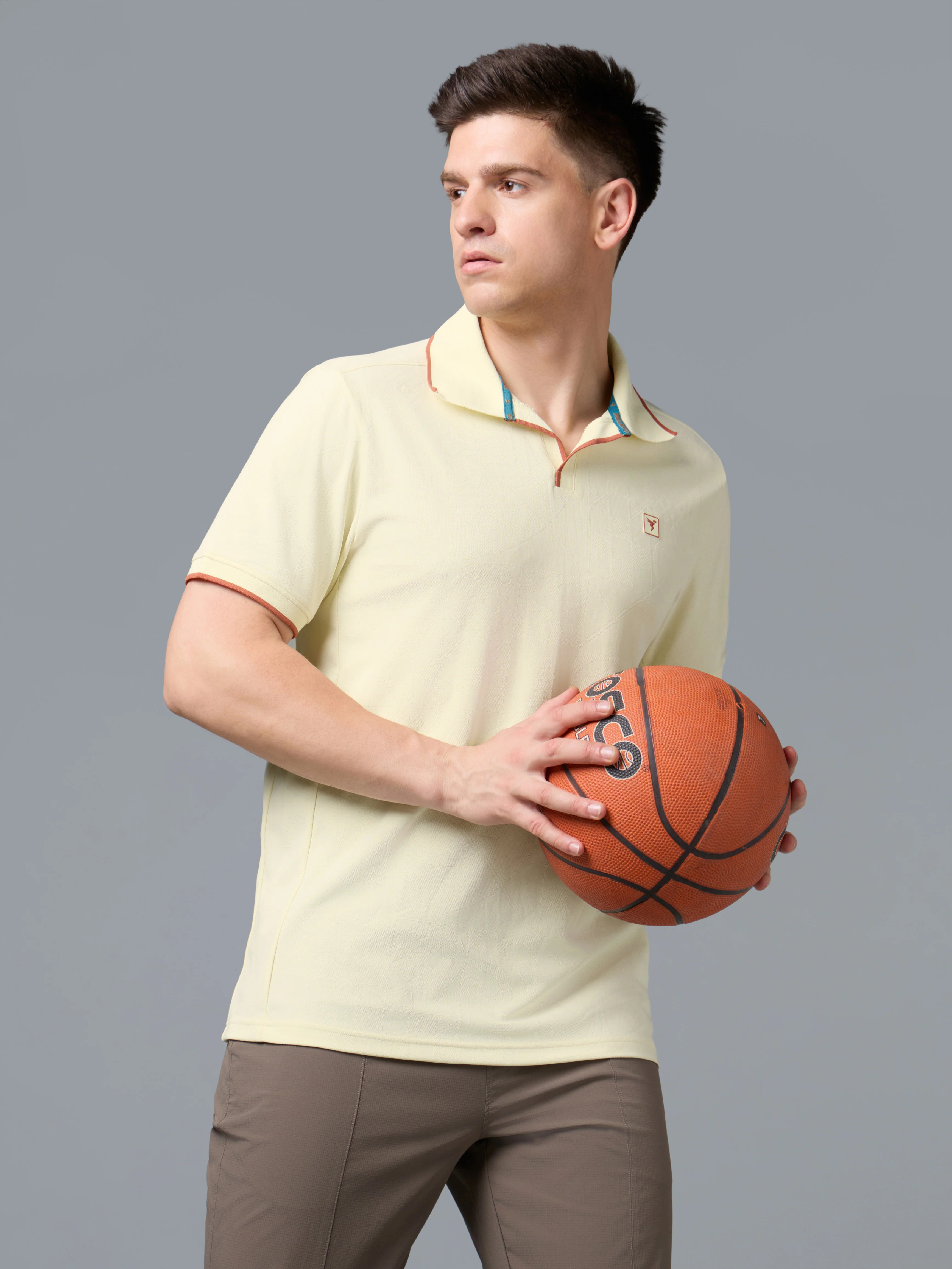 Men Regular Fit Gym T-Shirt with MATPIQ