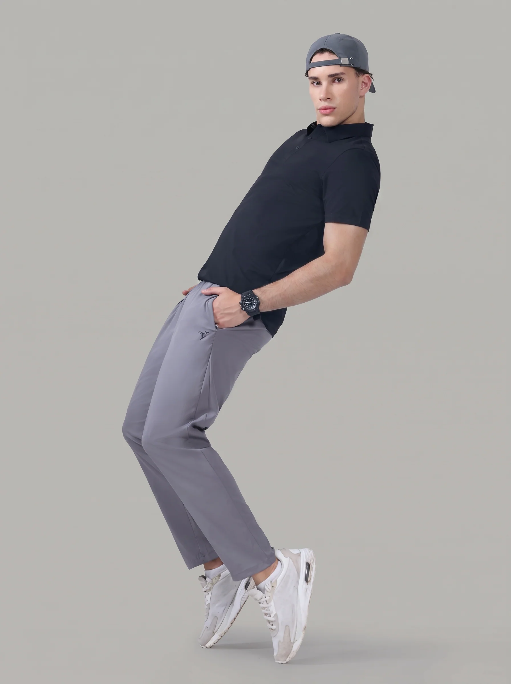 Men Regular Fit Trackpants with TS FLEXI