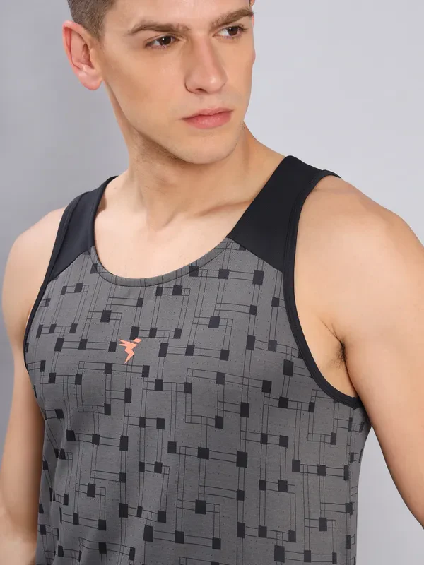 Men Self Design Slim Fit Scoop Neck Innerwear Vest with DOUBLE COOL - Image 5