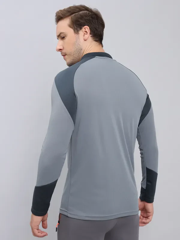 Men Colorblock Slim Fit Polo T-shirt with TECHNO COOL+ - Image 5