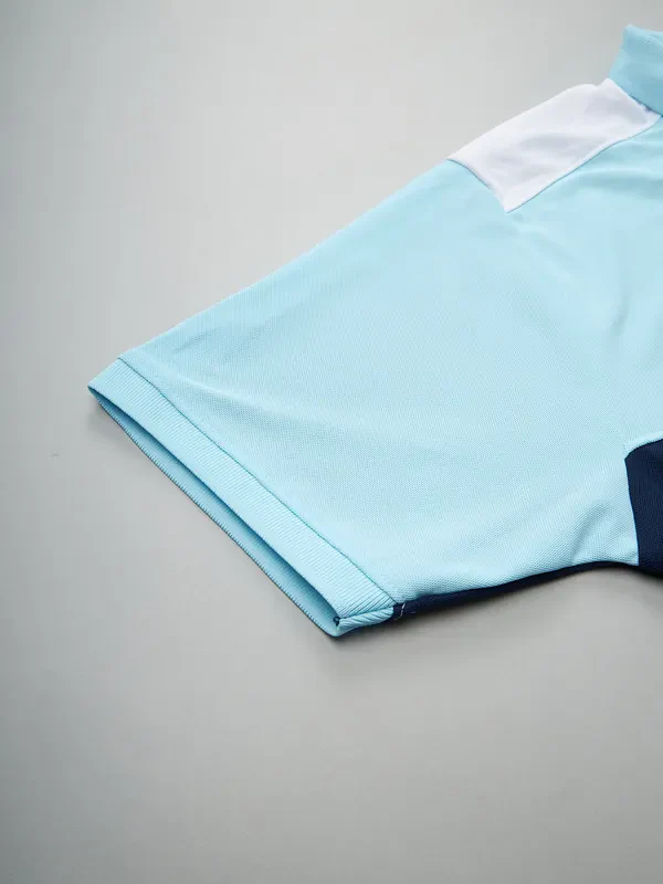 Men Colorblock Slim Fit Polo T-shirt with MATPIQ - Image 7