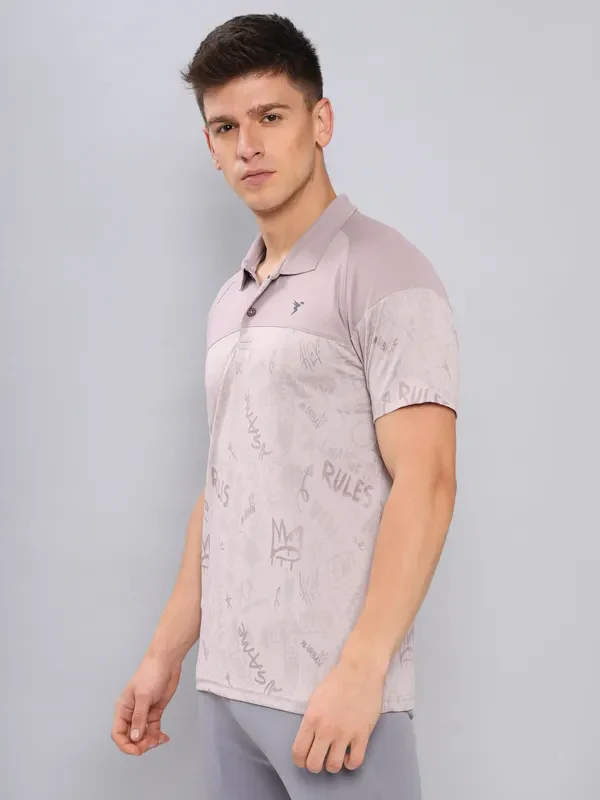 Men Jacquard Slim Fit Polo T-shirt with TECHNO COOL+ - Image 5