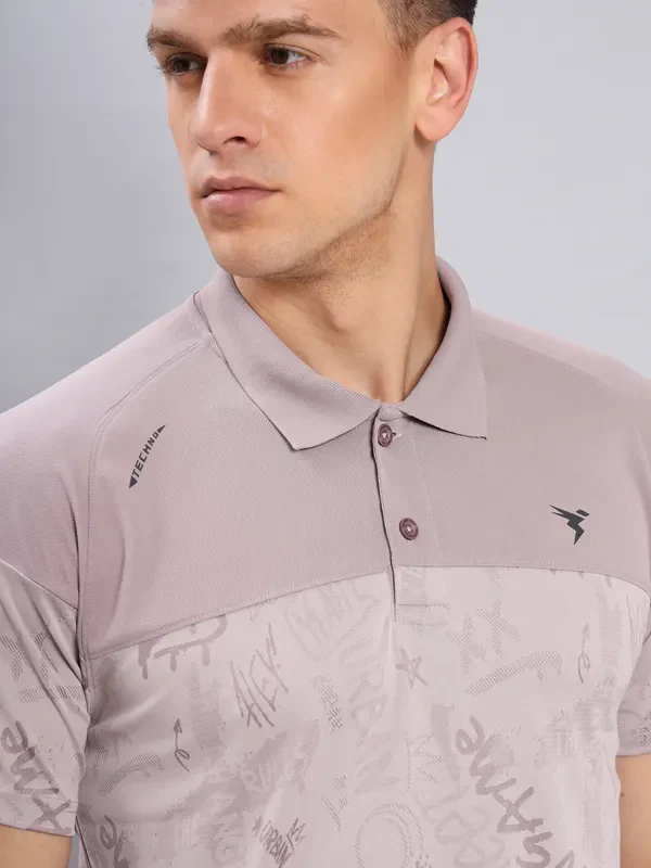 Men Jacquard Slim Fit Polo T-shirt with TECHNO COOL+ - Image 6