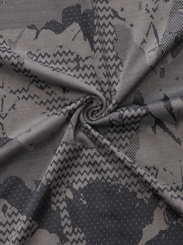 Men Jacquard Slim Fit Polo T-shirt with TECHNO COOL+ - Image 9