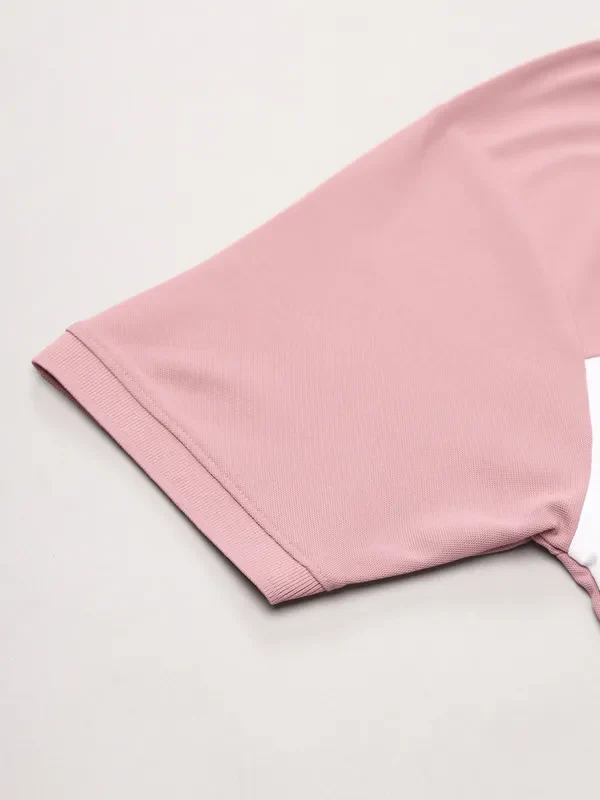 Men Colorblock Slim Fit Polo T-shirt with MATPIQ - Image 9