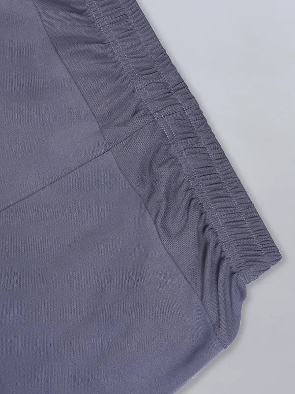 Men Solid Slim Fit Trackpants with TECHNO DRY - Image 7