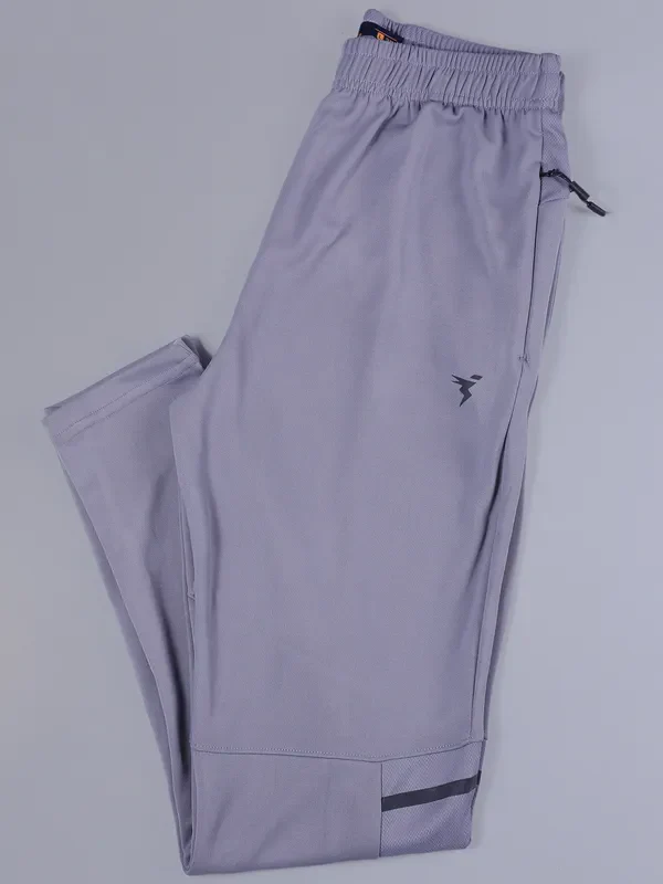 Men Solid Slim Fit Trackpants with TECHNO DRY - Image 6