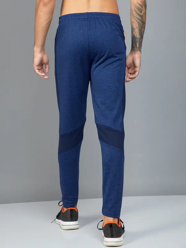 Men Colorblock Slim Fit Trackpants with TECHNO DRY - Image 5