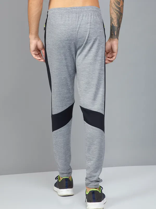 Men Colorblock Slim Fit Trackpants with TECHNO DRY - Image 7