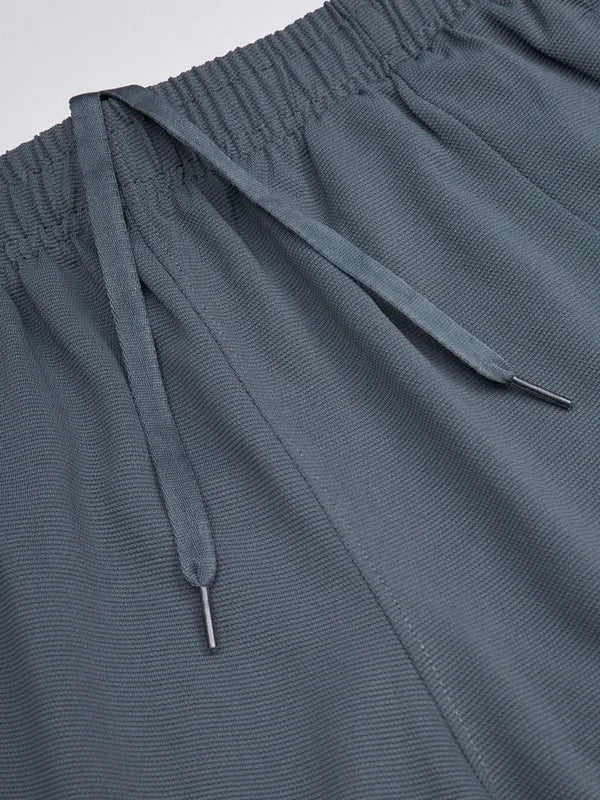 Men Solid Slim Fit Shorts with MATPIQ - Image 3