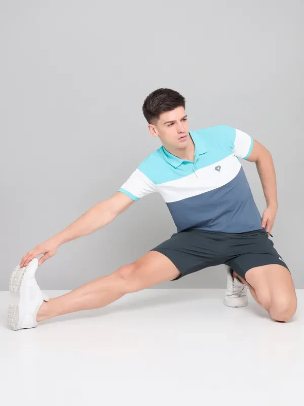 Men Solid Slim Fit Shorts with MATPIQ - Image 7