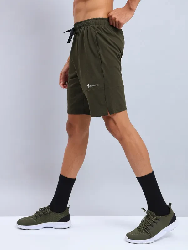 Men Solid Relax Fit Shorts with ELASTO LITE - Image 5