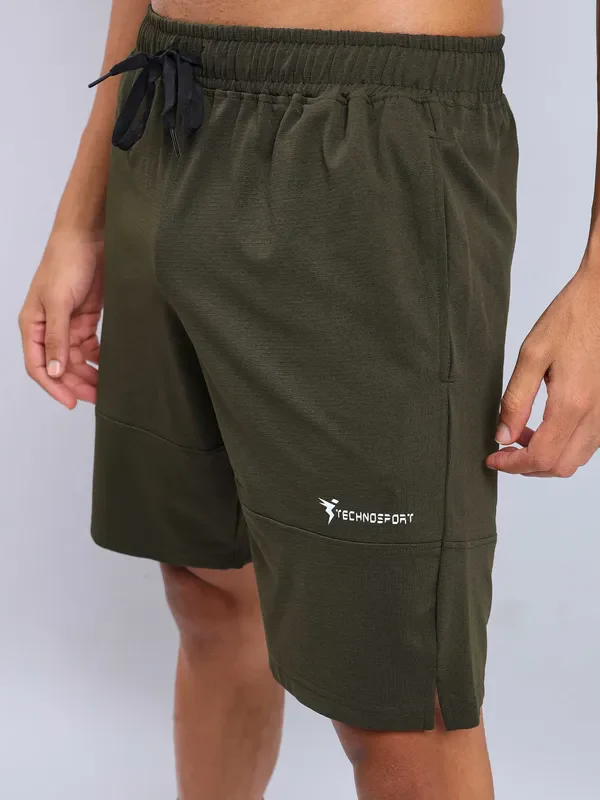 Men Solid Relax Fit Shorts with ELASTO LITE - Image 6