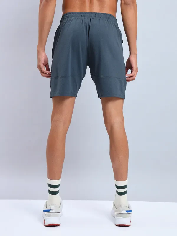 Men Solid Relax Fit Shorts with ELASTO LITE - Image 6