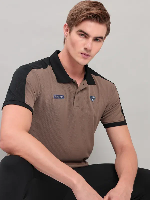 Men Colorblock Slim Fit Polo T-shirt with TECHNO COOL+ - Image 6